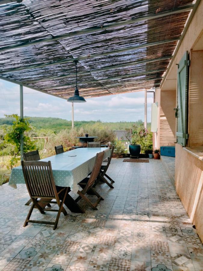 Chambre Telma 2 Pers Avec Piscine "Mon Lit Au Pre" Couples Ou Femmes Seulement Pontours Exterior foto
